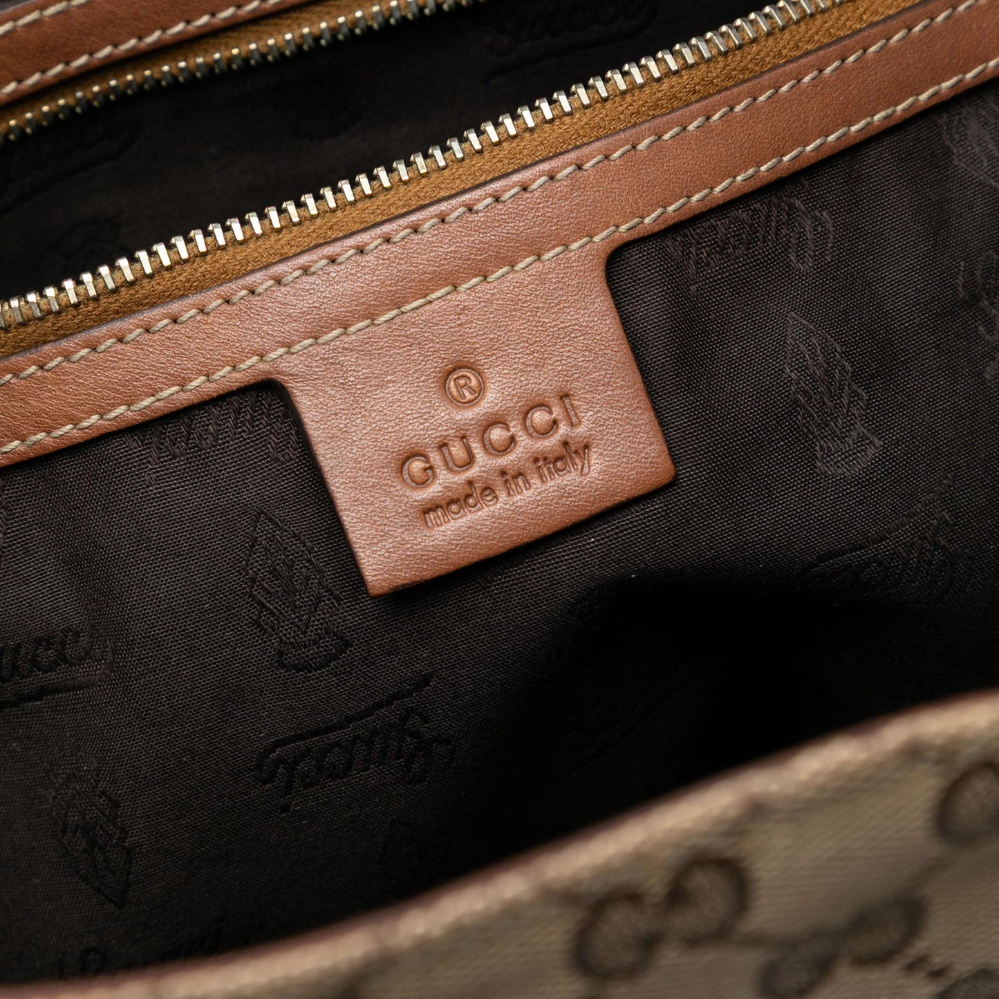 Gucci Medium GG Canvas GG Charm Tote