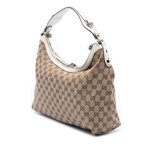Gucci Medium GG Canvas Icon Bit Satchel