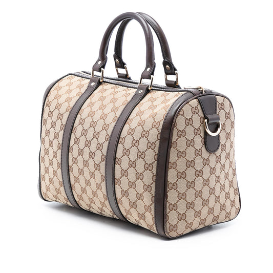 Gucci Medium GG Canvas Joy Boston Bag