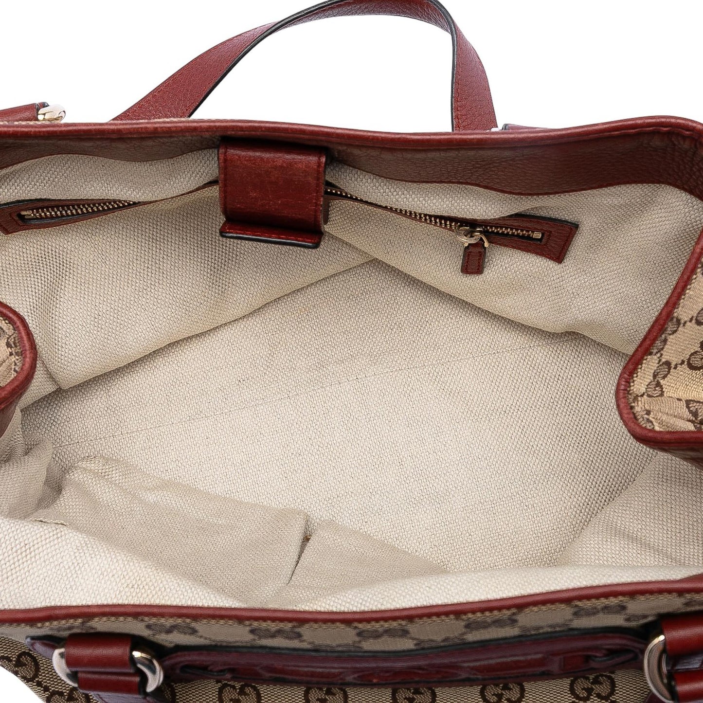 Gucci Medium GG Canvas Web Dressage Tote
