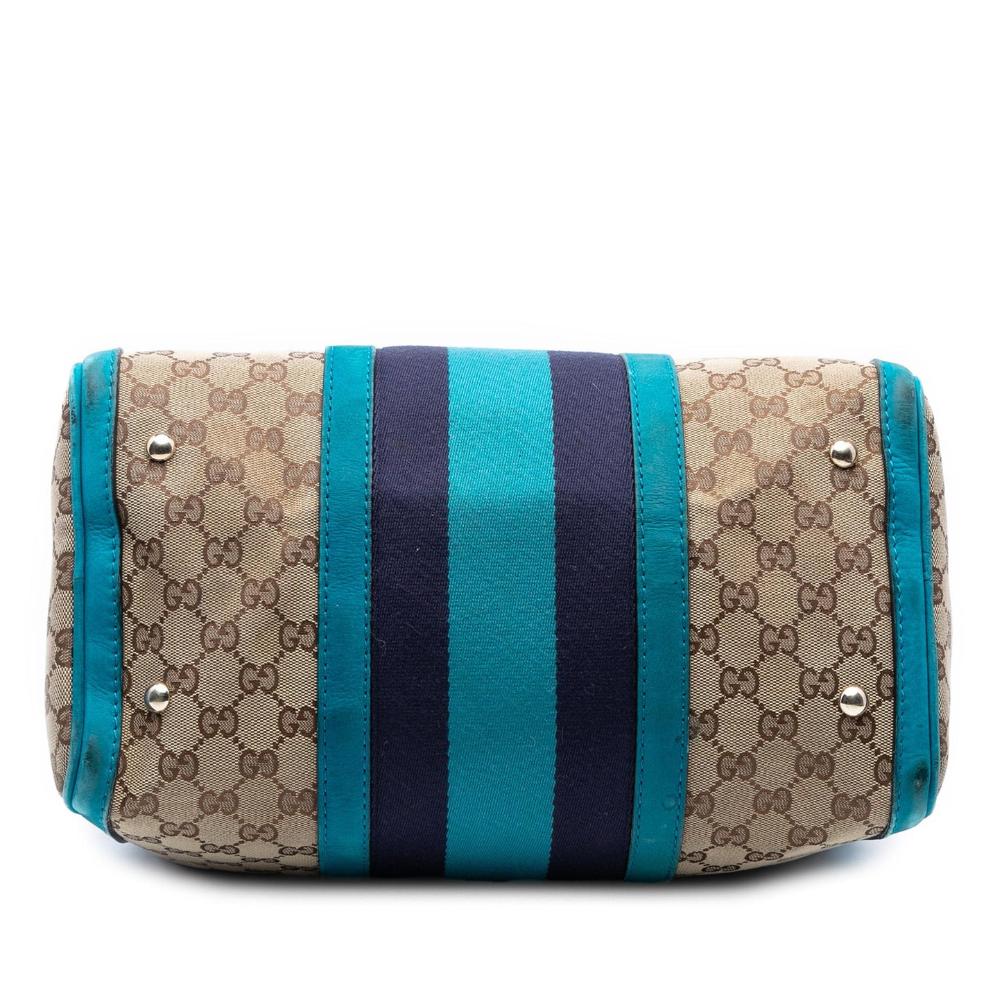 Gucci Medium GG Canvas Web Joy Boston Bag