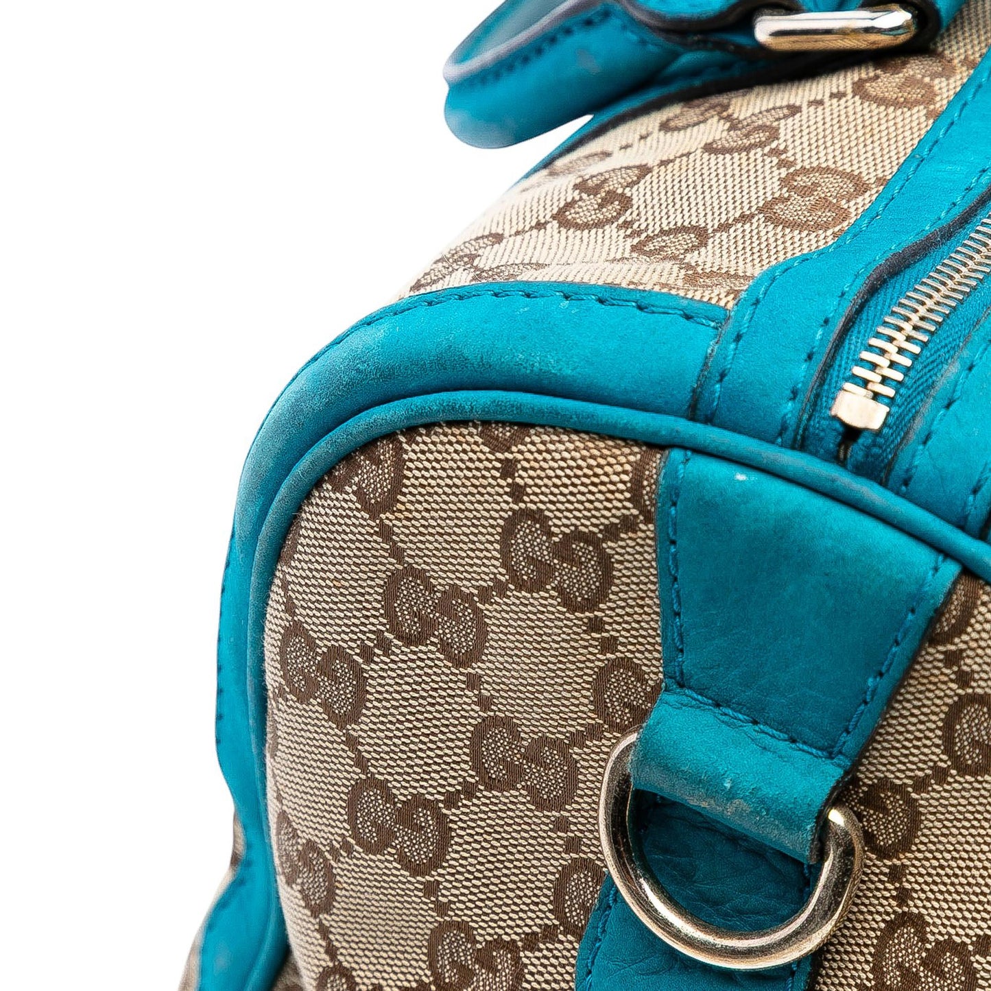 Gucci Medium GG Canvas Web Joy Boston Bag
