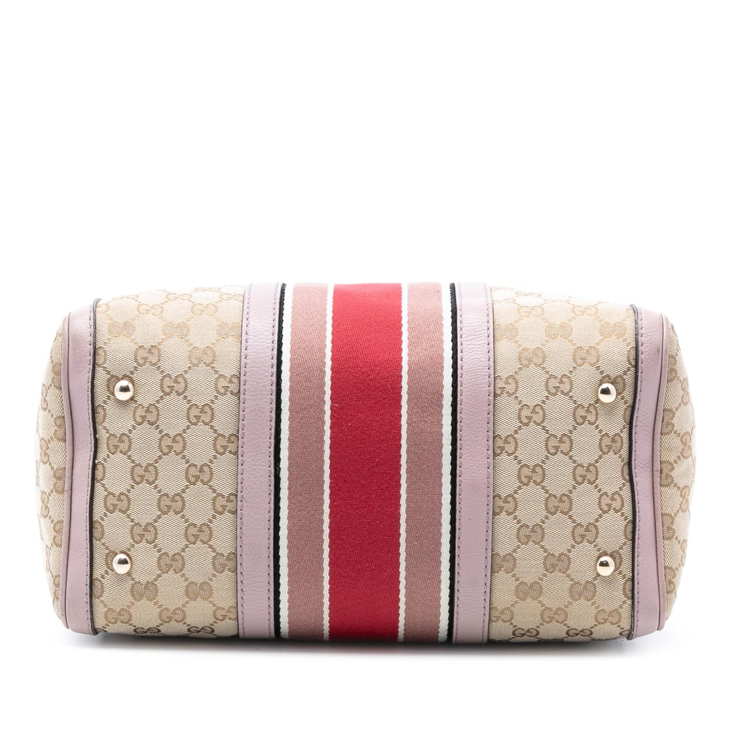 Gucci Medium GG Canvas Web Joy Boston Bag
