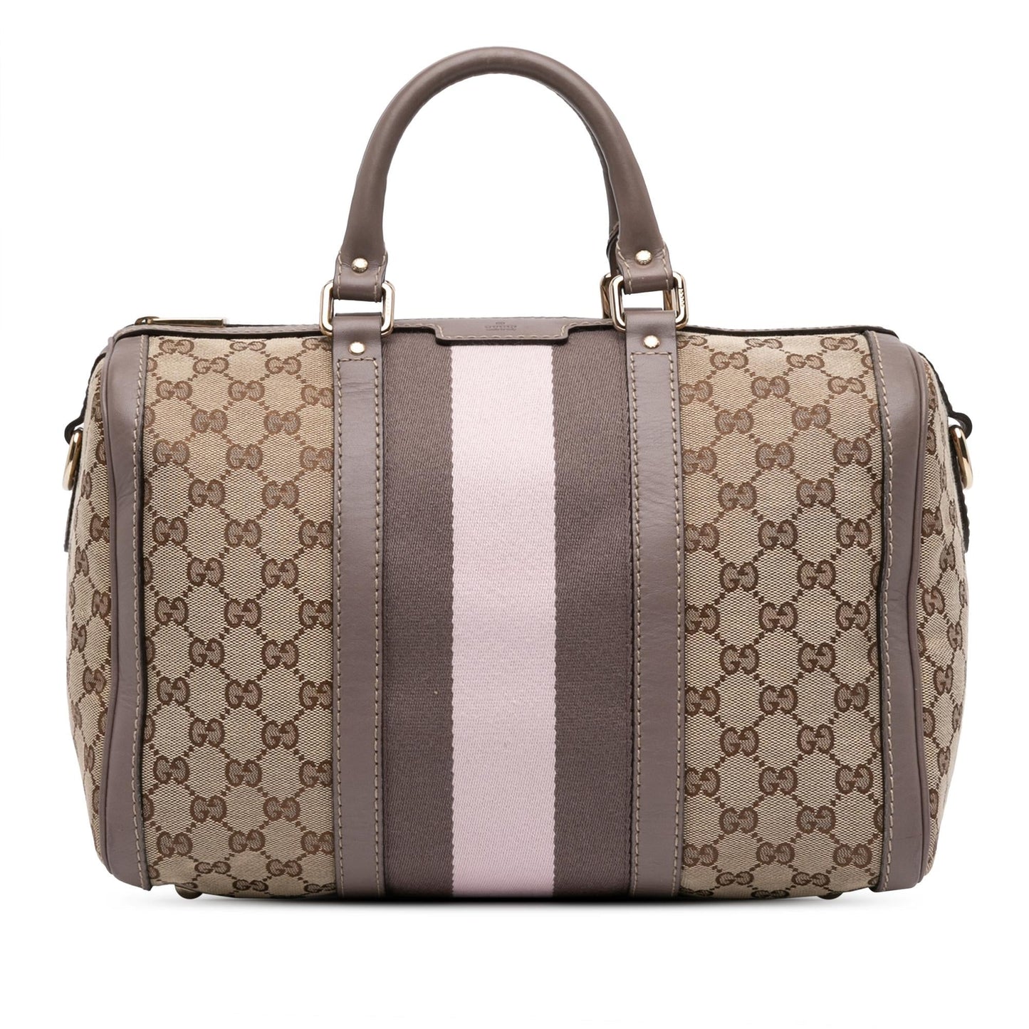 Gucci Medium GG Canvas Web Joy Boston Bag