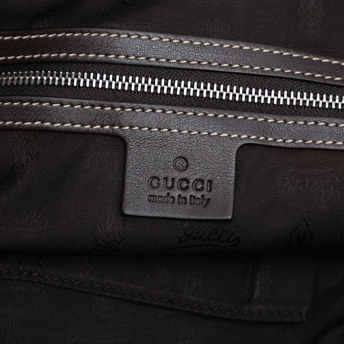 Gucci Medium GG Canvas Web Match Ball Tote
