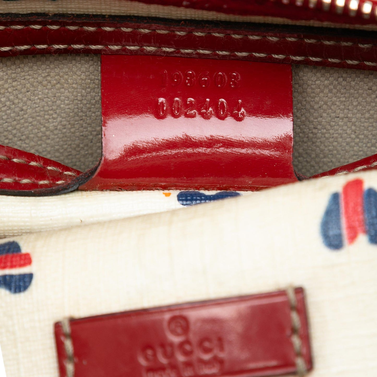 Gucci Medium GG Supreme Hearts Joy Boston Bag