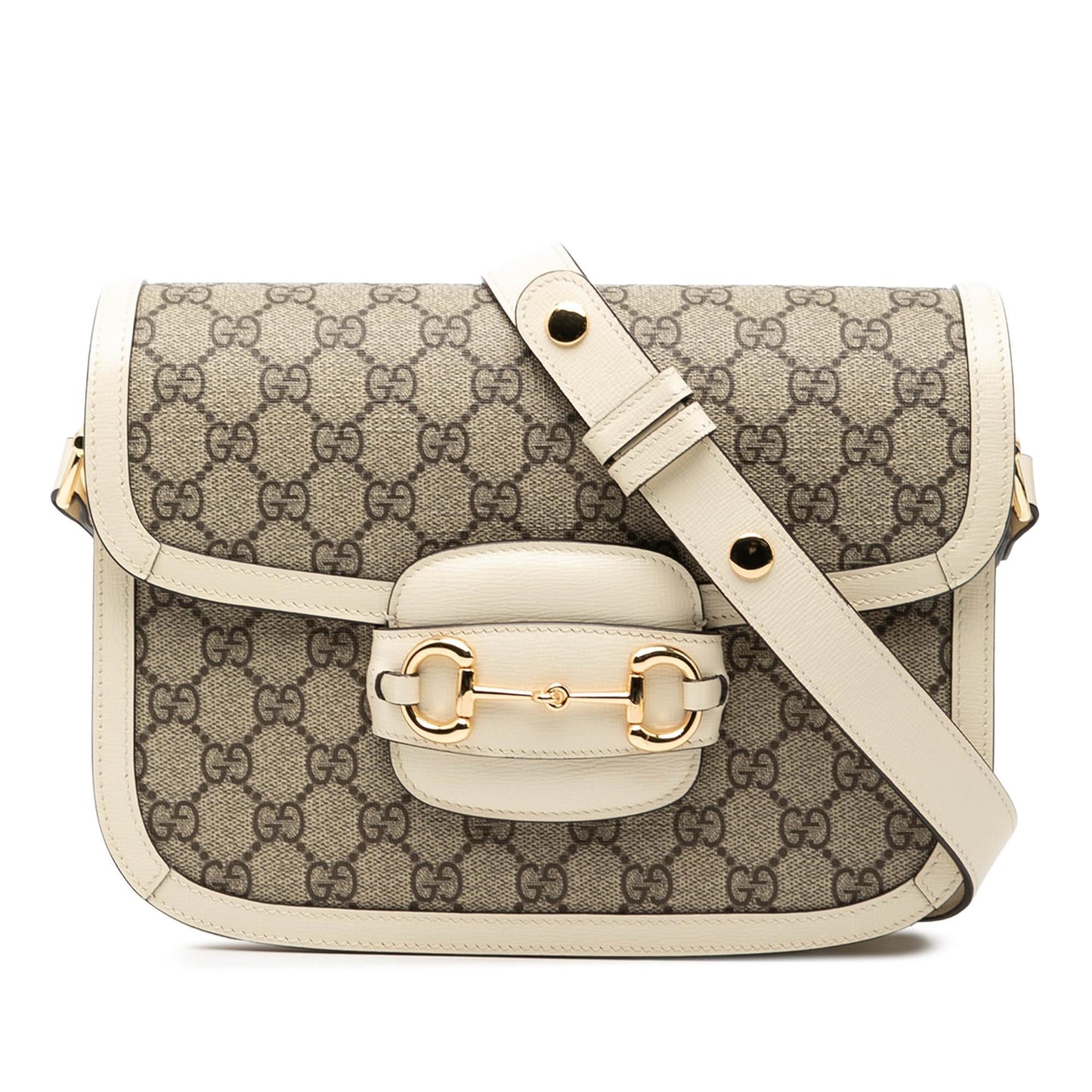 Gucci Medium GG Supreme Horsebit 1955 Shoulder Bag