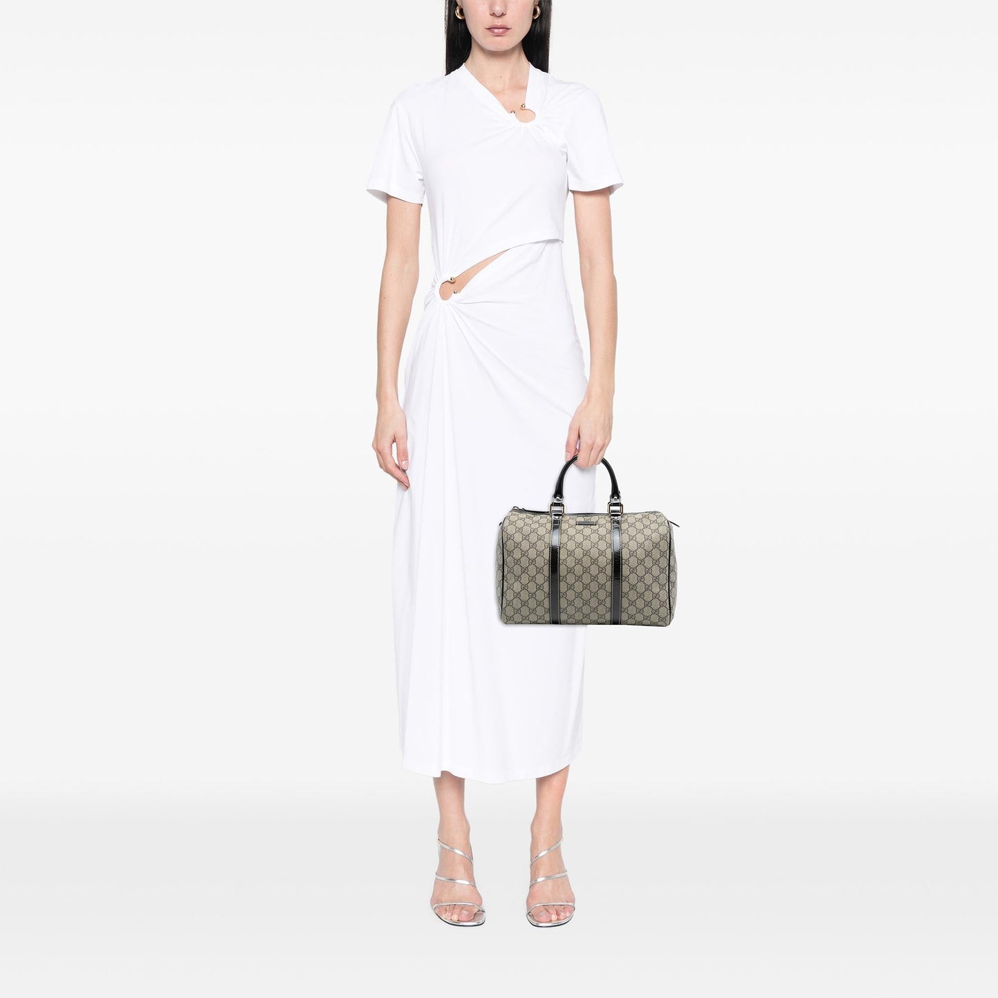 Gucci Medium GG Supreme Joy Boston Bag