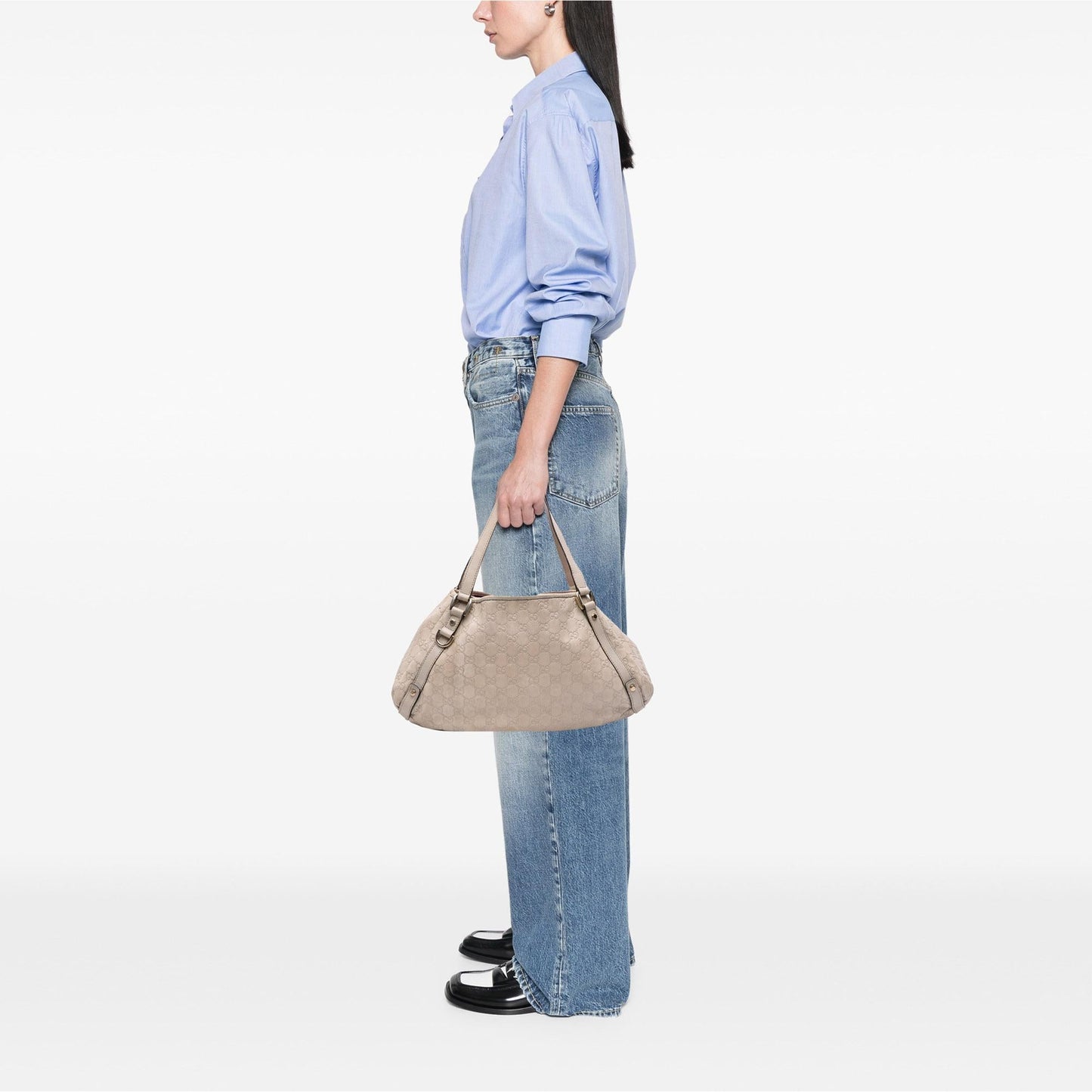 Gucci Medium Guccissima Abbey D Ring Tote