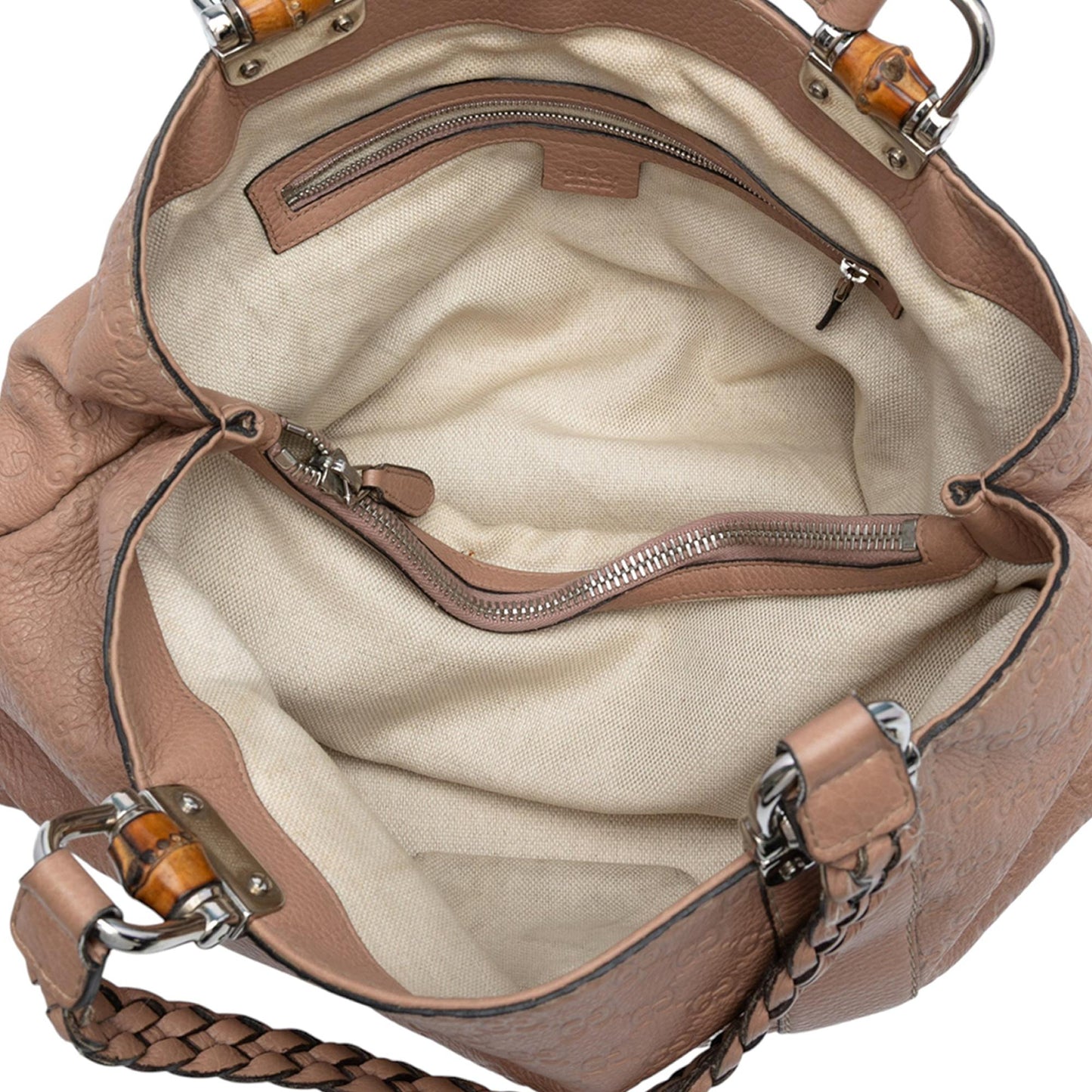 Gucci Medium Guccissima Bamboo Libeccio Tote