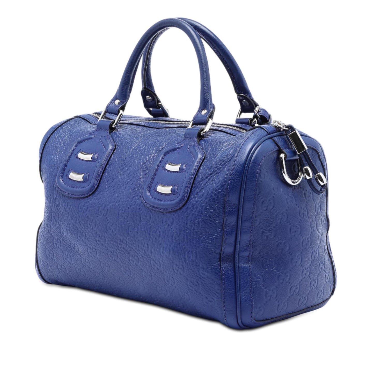 Gucci Medium Guccissima Techno Tag Boston Bag