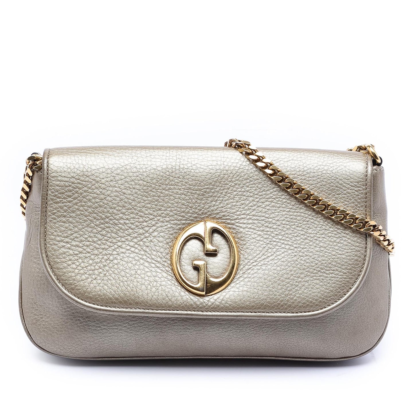 Gucci Medium Leather 1973 Chain Crossbody