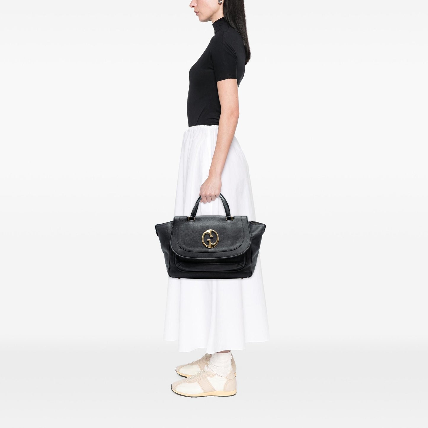 Gucci Medium Leather 1973 Handbag