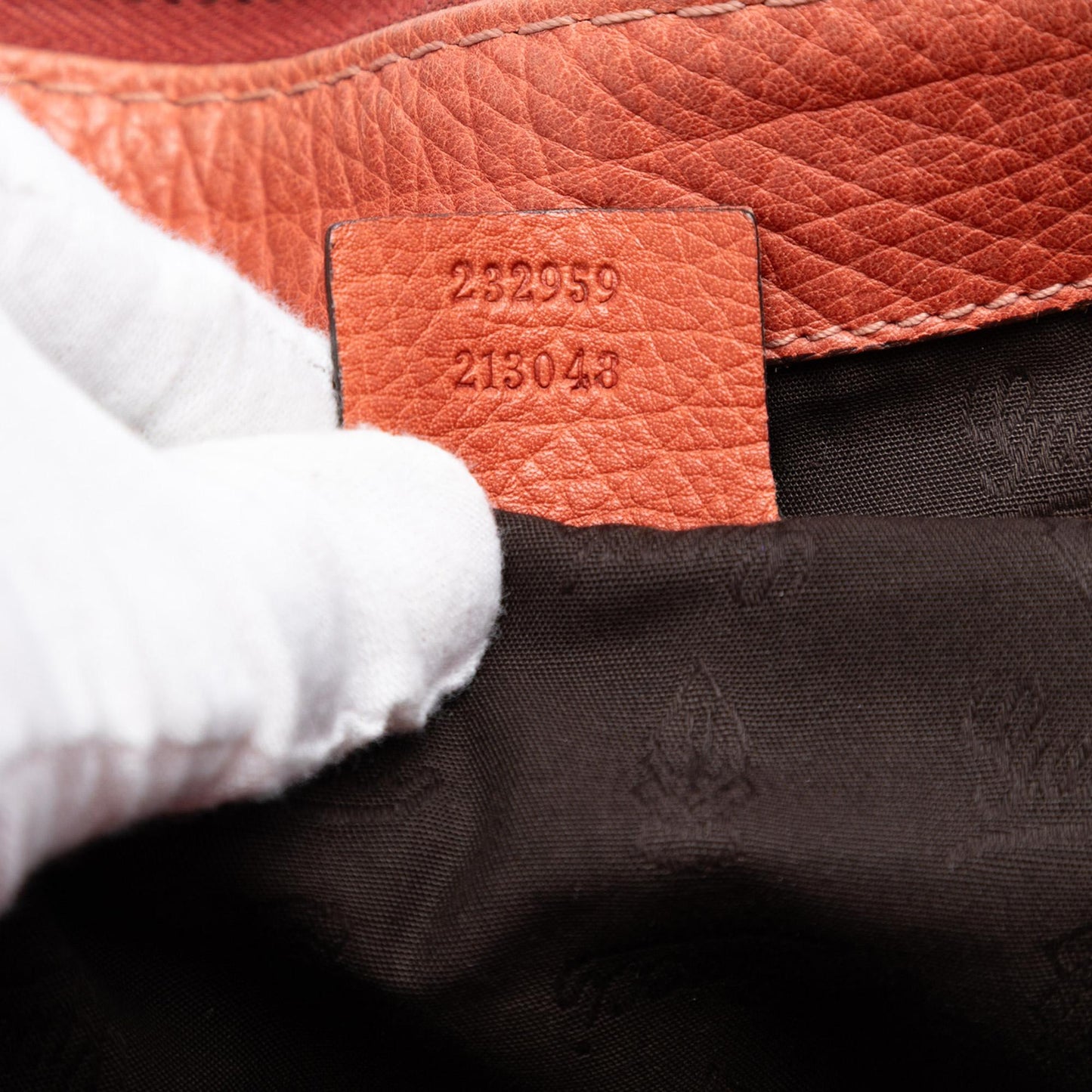 Gucci Medium Leather Bamboo Bar Tote
