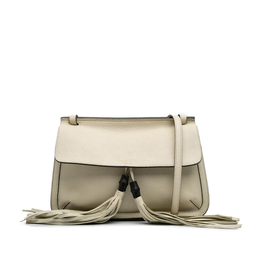 Gucci Medium Leather Bamboo Daily Crossbody
