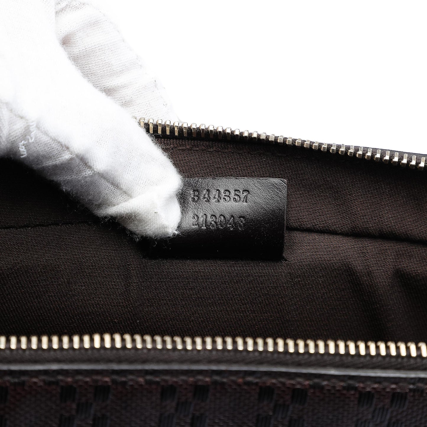 Gucci Medium Leather Diamante Bright Business Bag