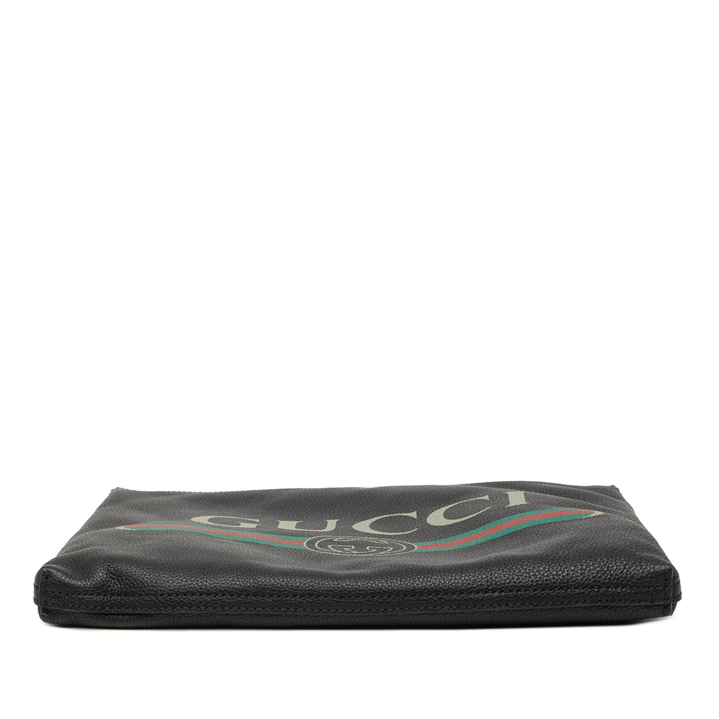 Gucci Medium Leather Logo Portfolio Clutch