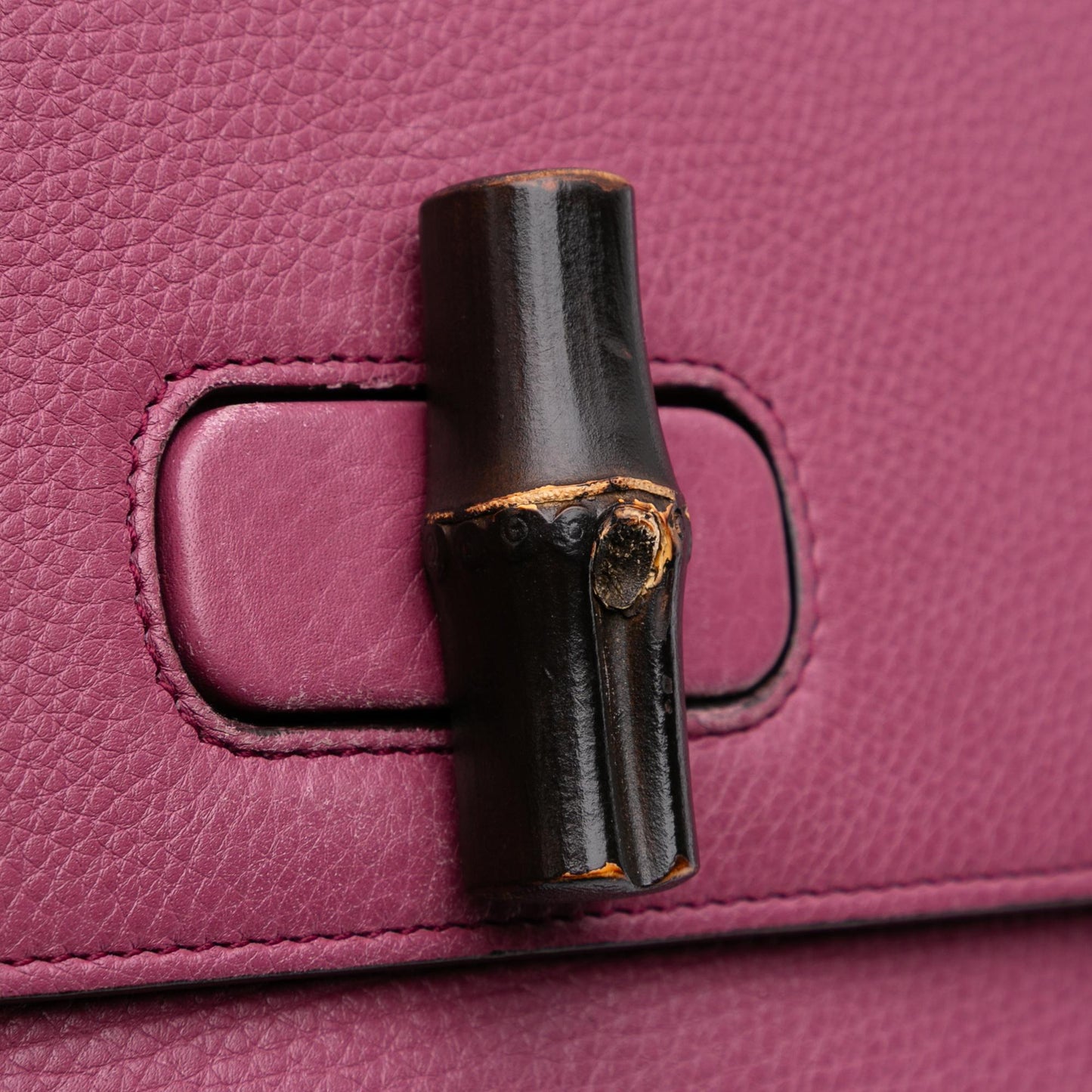 Gucci Medium Leather Miss Bamboo Crossbody