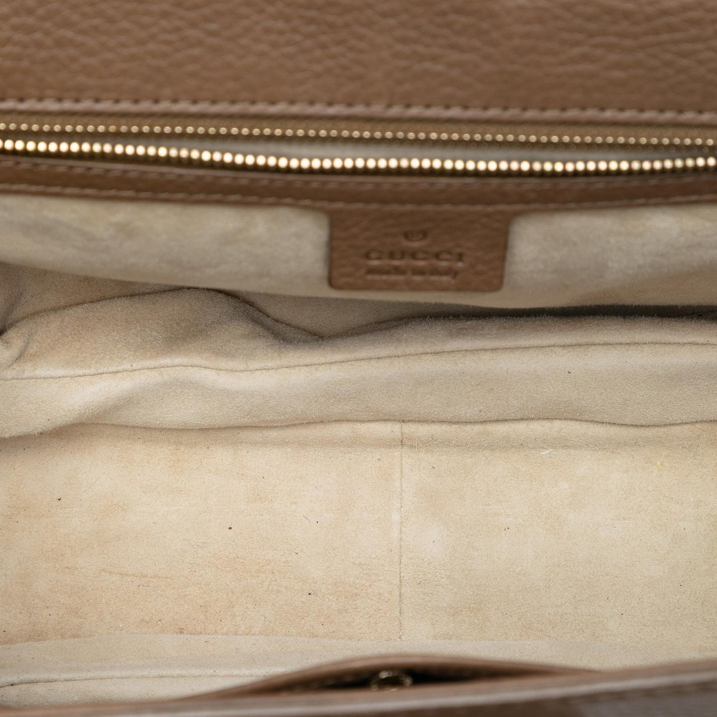 Gucci Medium Leather New Bamboo Satchel
