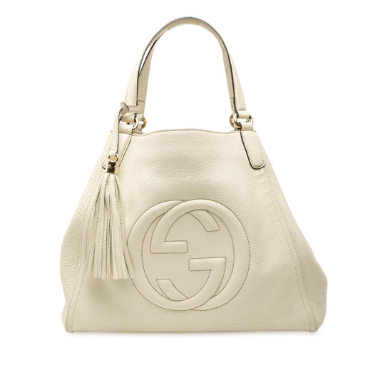 Gucci Medium Leather Soho Cellarius Tote