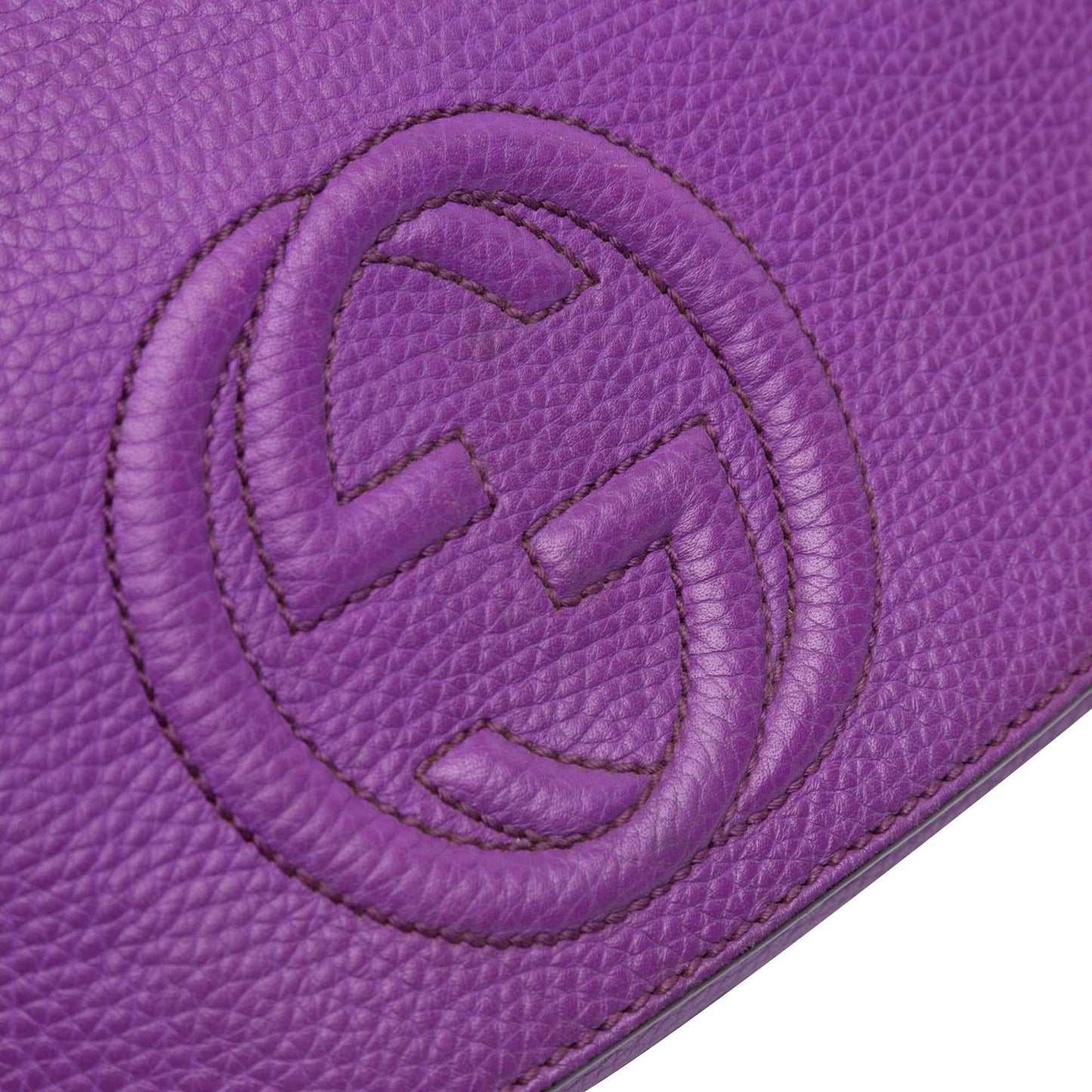 Gucci Medium Leather Soho Chain Flap Crossbody
