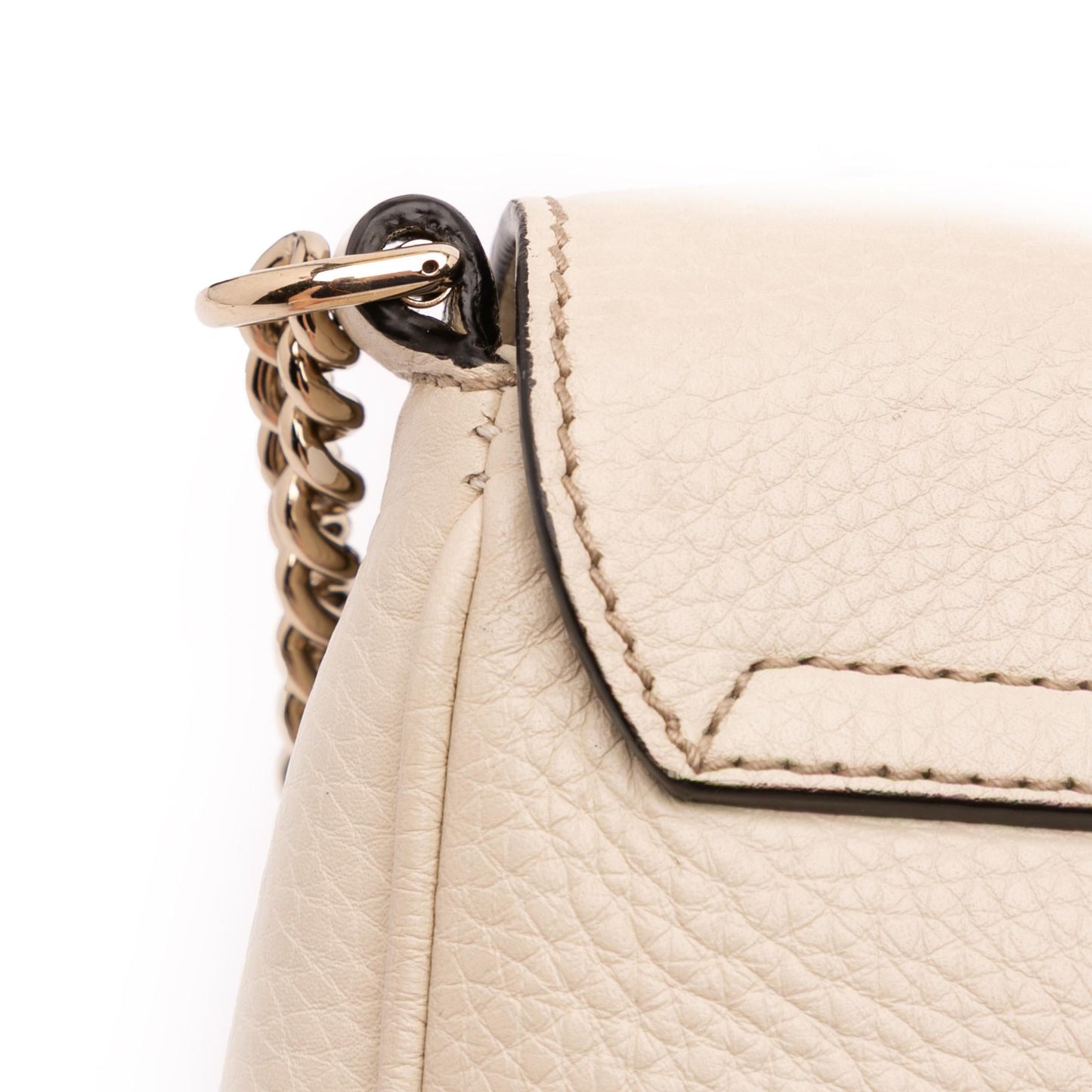 Gucci Medium Leather Soho Chain Flap Crossbody