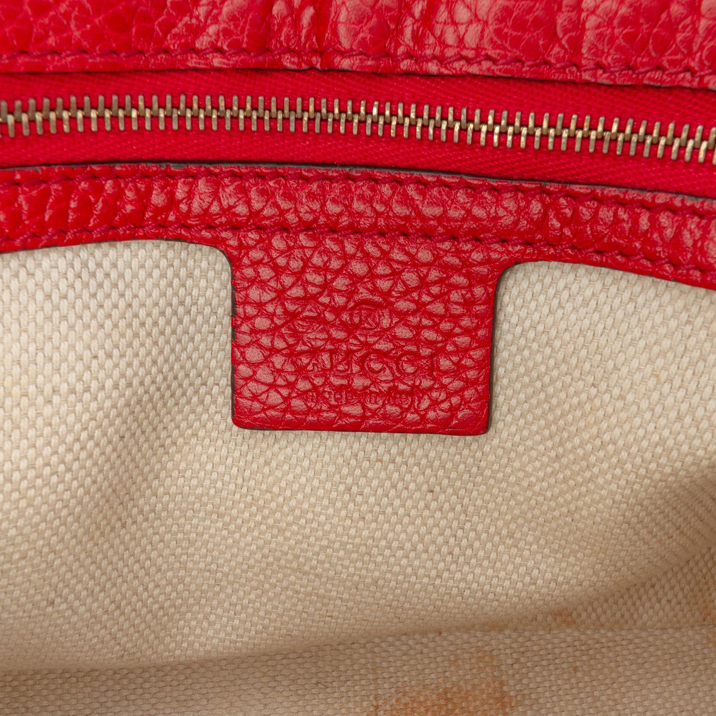 Gucci Medium Leather Soho Chain Flap Crossbody