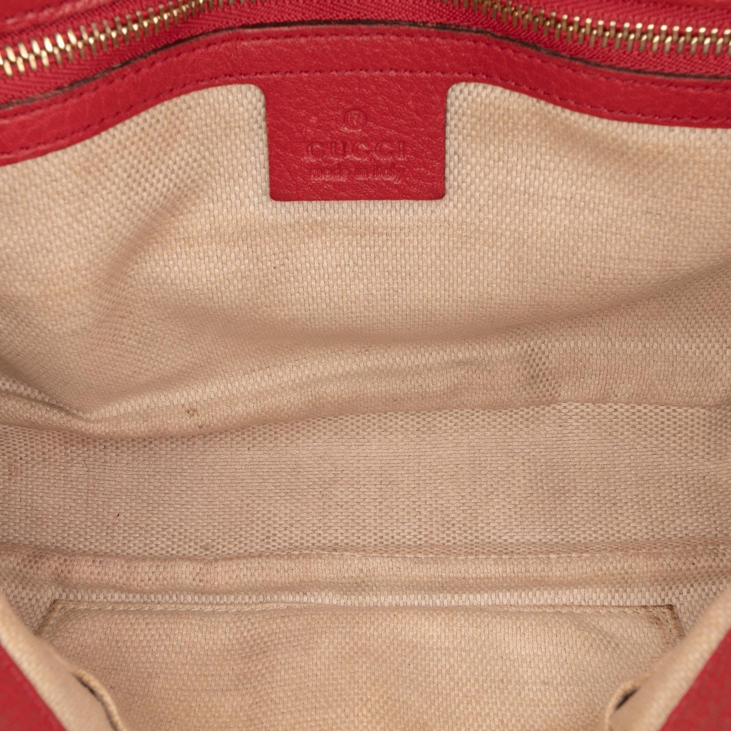 Gucci Medium Leather Soho Chain Flap Crossbody