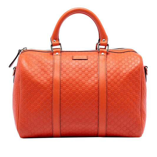 Gucci Medium Microguccissima Boston Bag