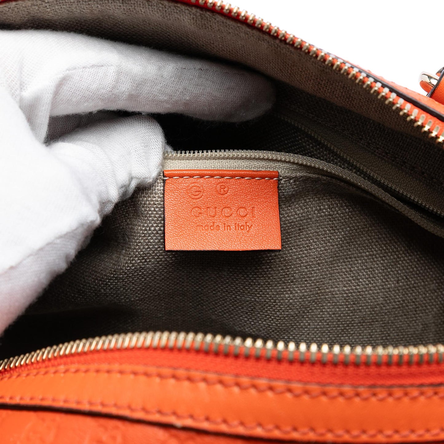 Gucci Medium Microguccissima Boston Bag