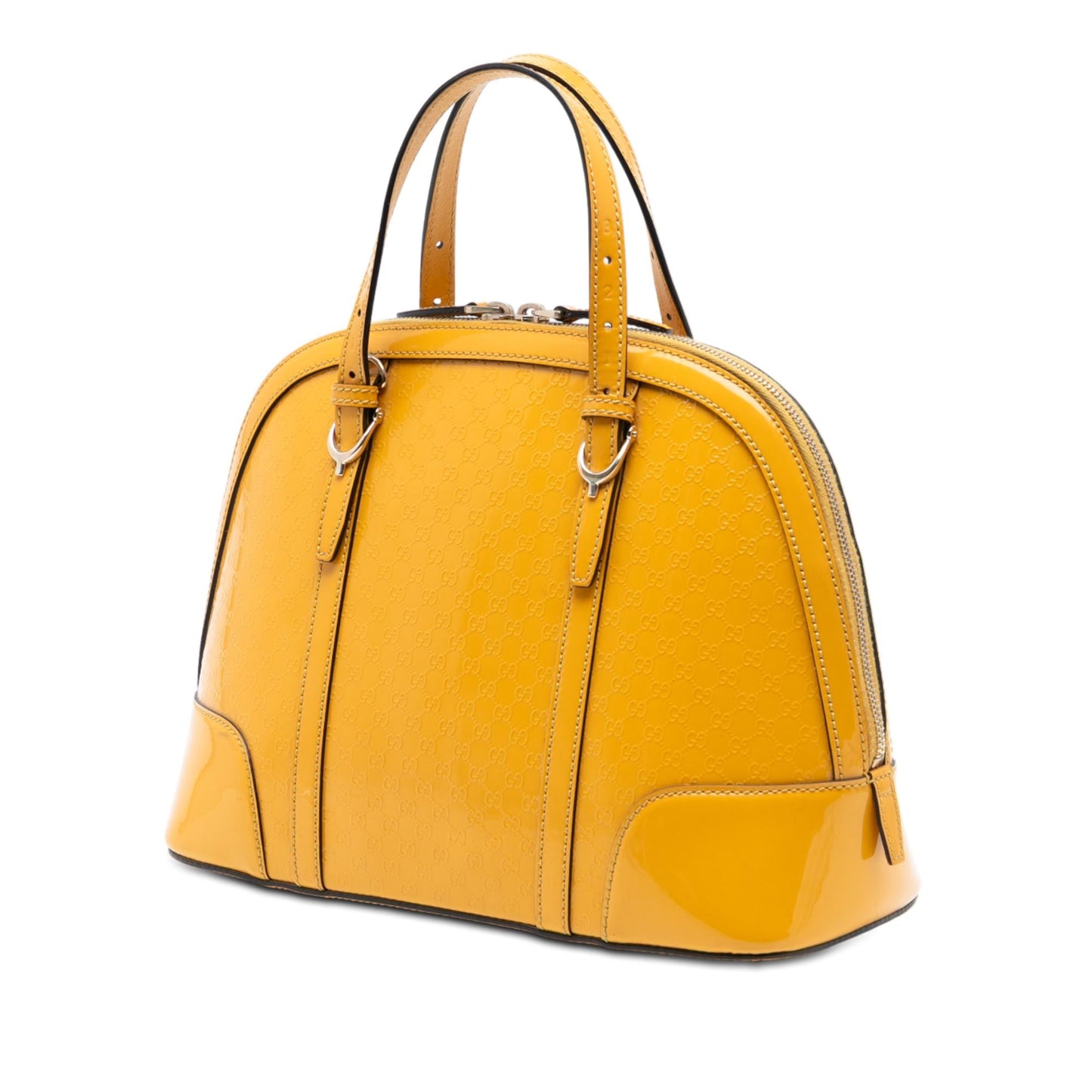 Gucci Medium Microguccissima Patent Nice Dome Satchel