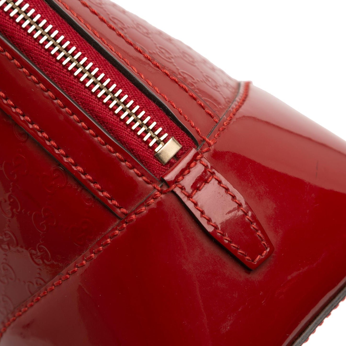 Gucci Medium Microguccissima Patent Nice Dome Satchel
