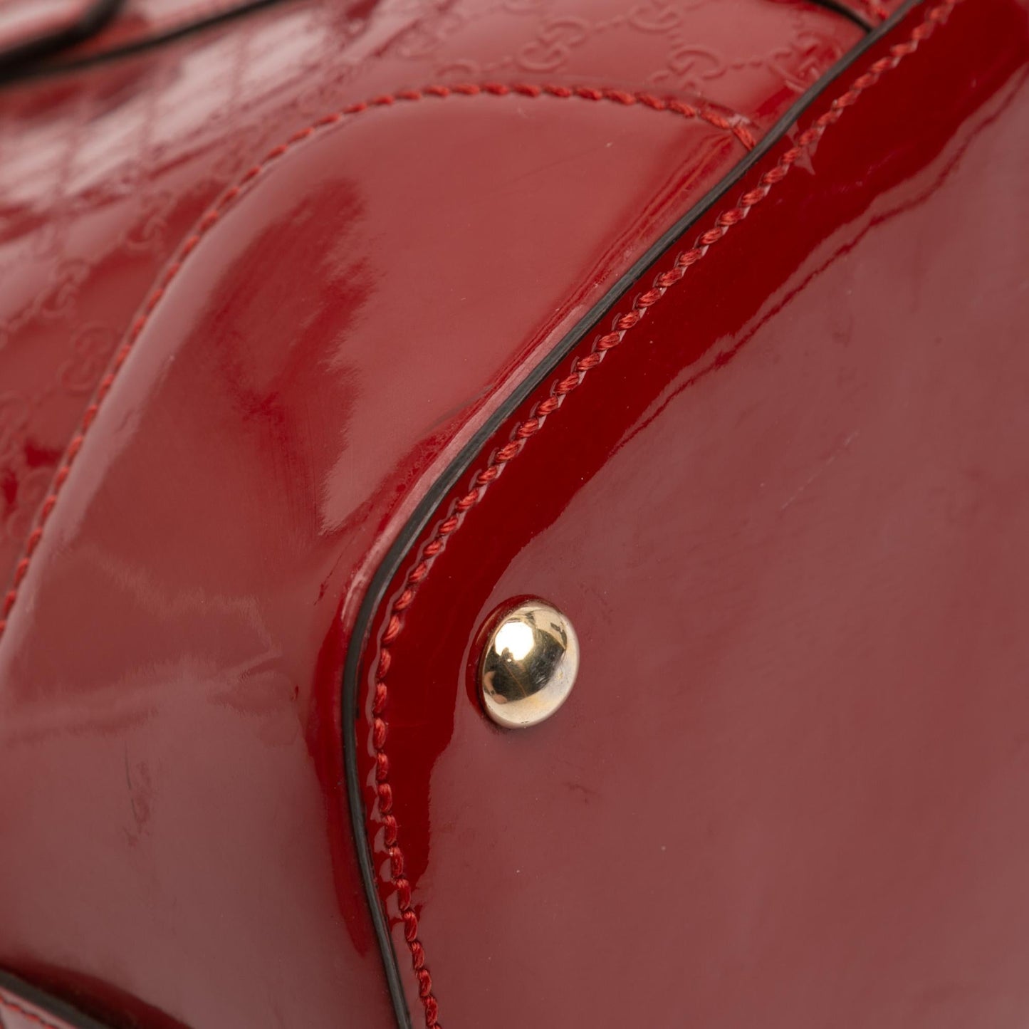 Gucci Medium Microguccissima Patent Nice Dome Satchel