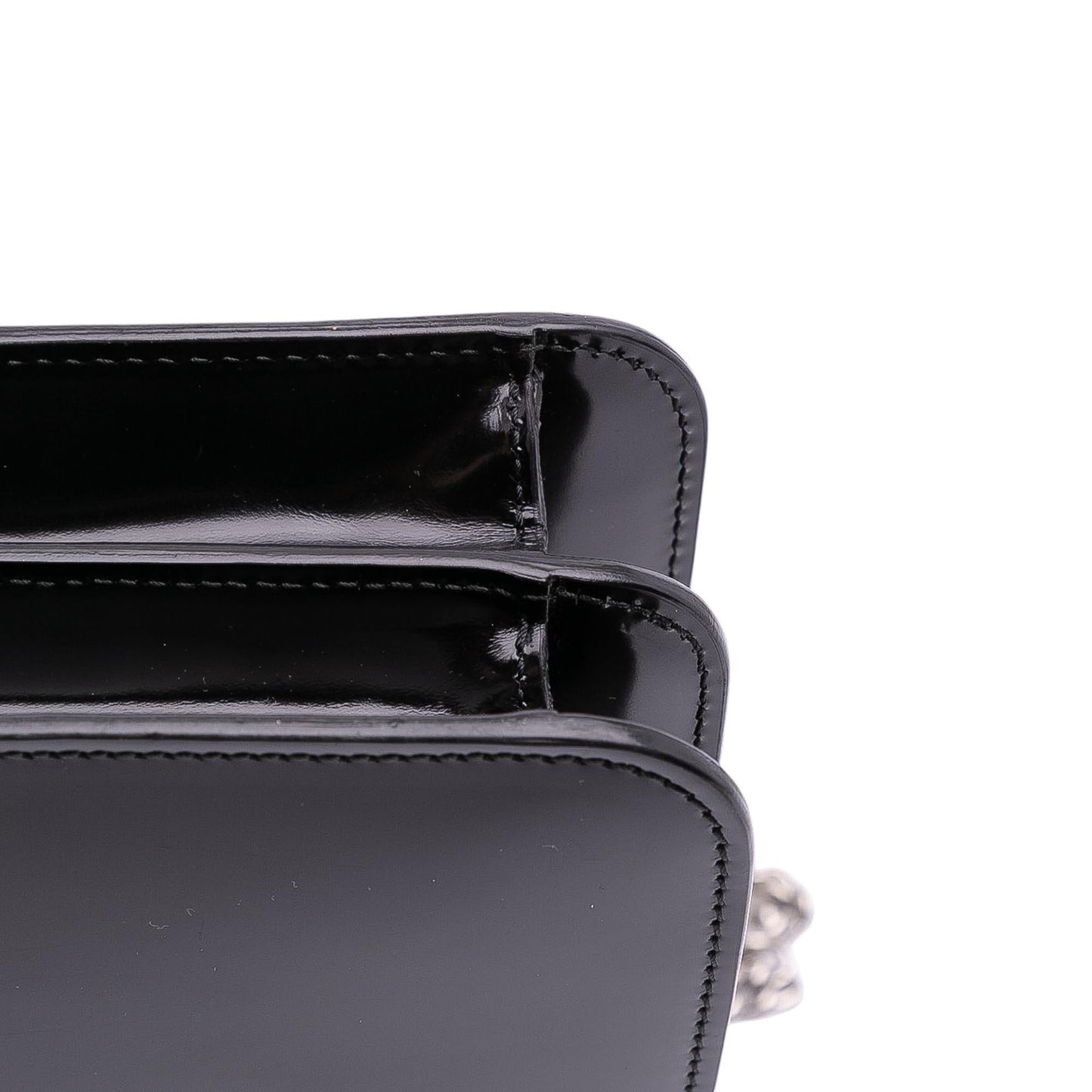 Gucci Medium Patent Dollar Interlocking G Crossbody