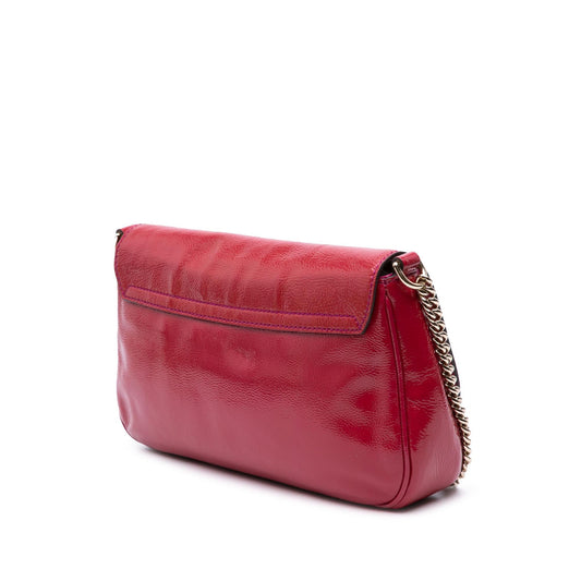 Gucci Medium Patent Soho Chain Flap Crossbody