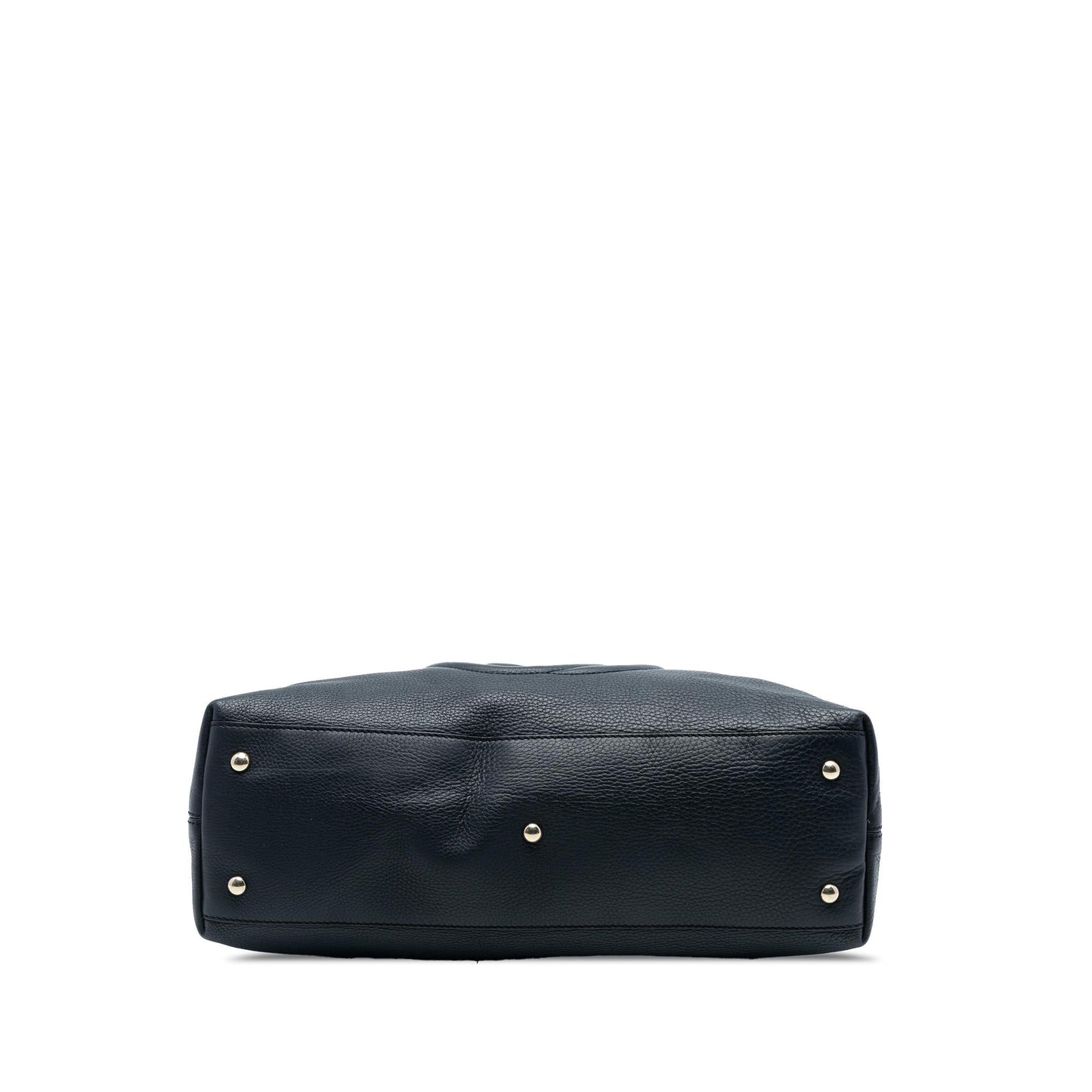 Gucci Medium Pebbled Calfskin Soho Working Satchel