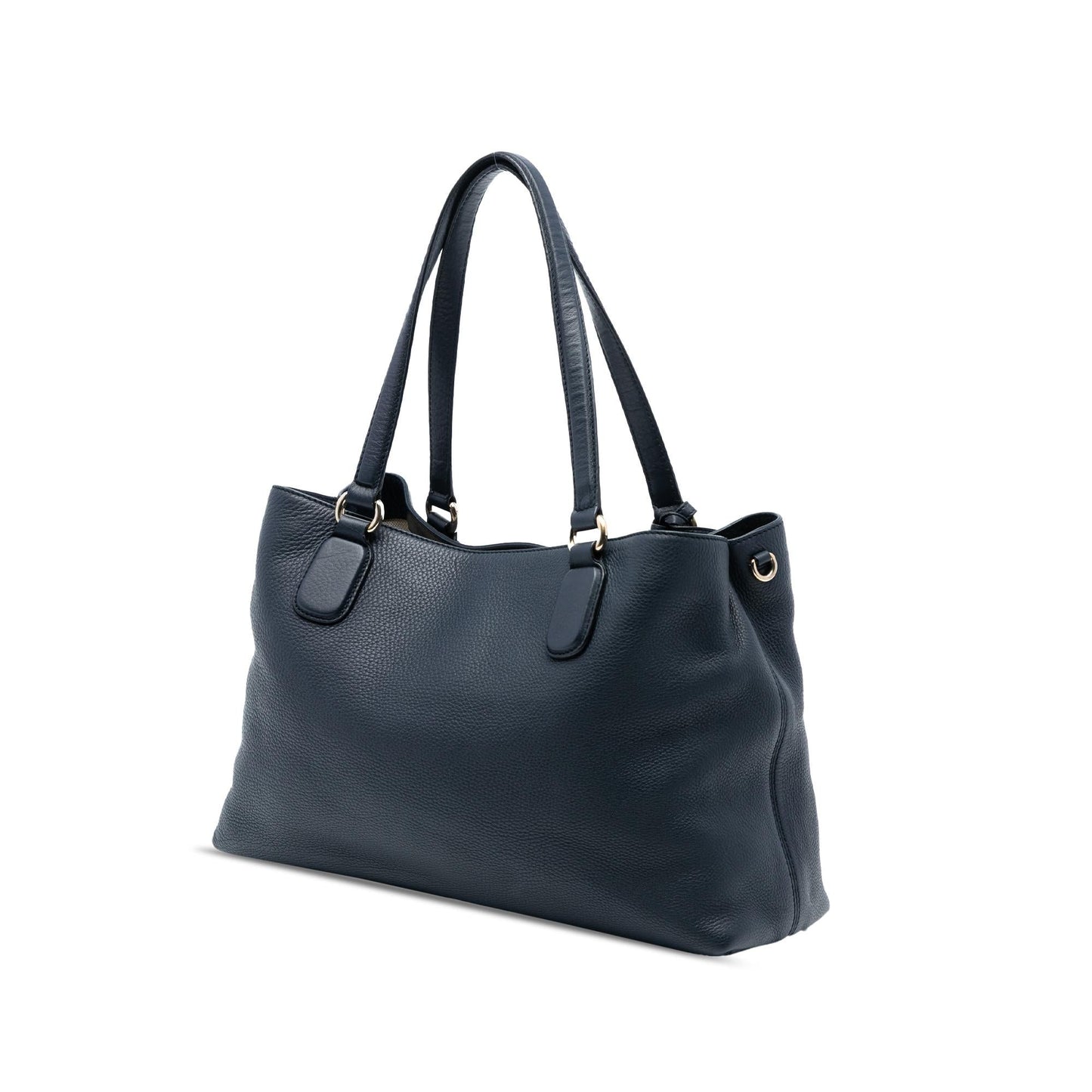 Gucci Medium Pebbled Calfskin Soho Working Satchel