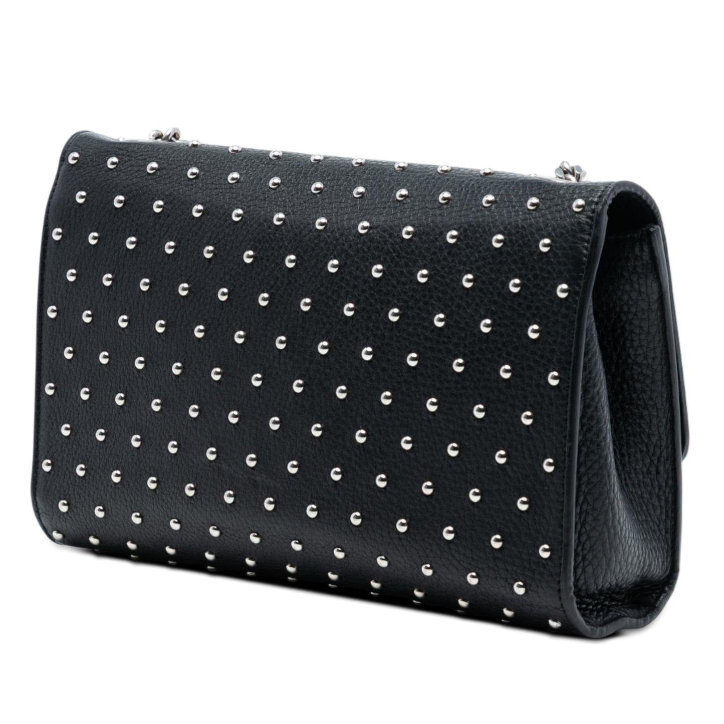 Gucci Medium Studded Leather Miss Bamboo Crossbody