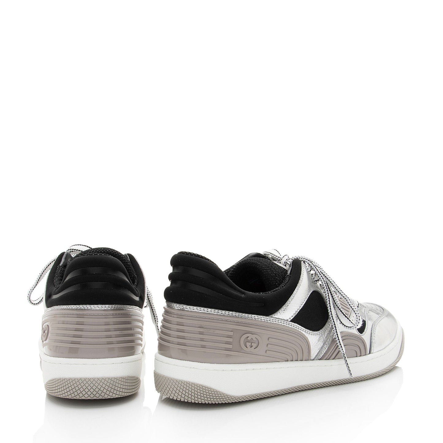 Luxury Gucci Trending 2025 Metallic Leather Basket Sneakers - Size 9 / 39 (SHF-I0e3sE)