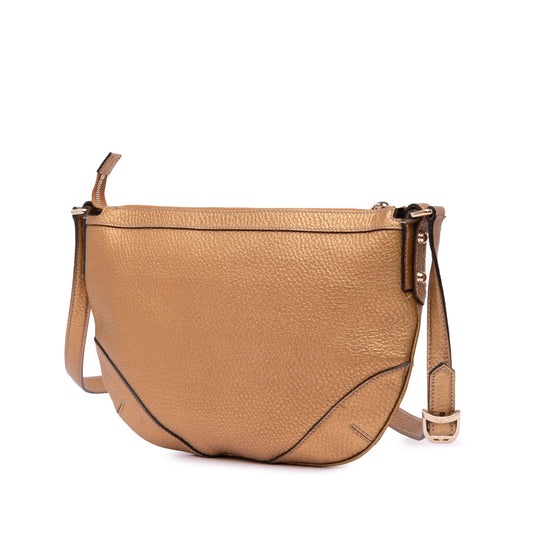 Gucci Metallic Leather Horsebit Crossbody