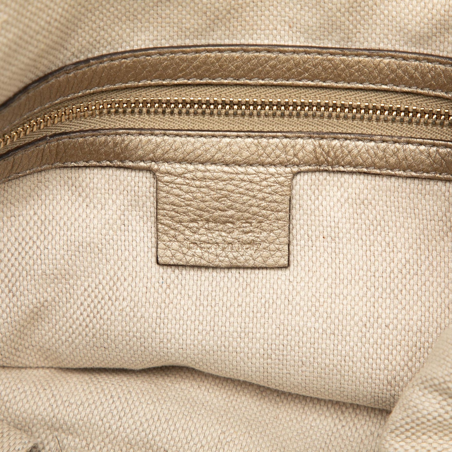 Gucci Metallic Leather Soho Shoulder Bag