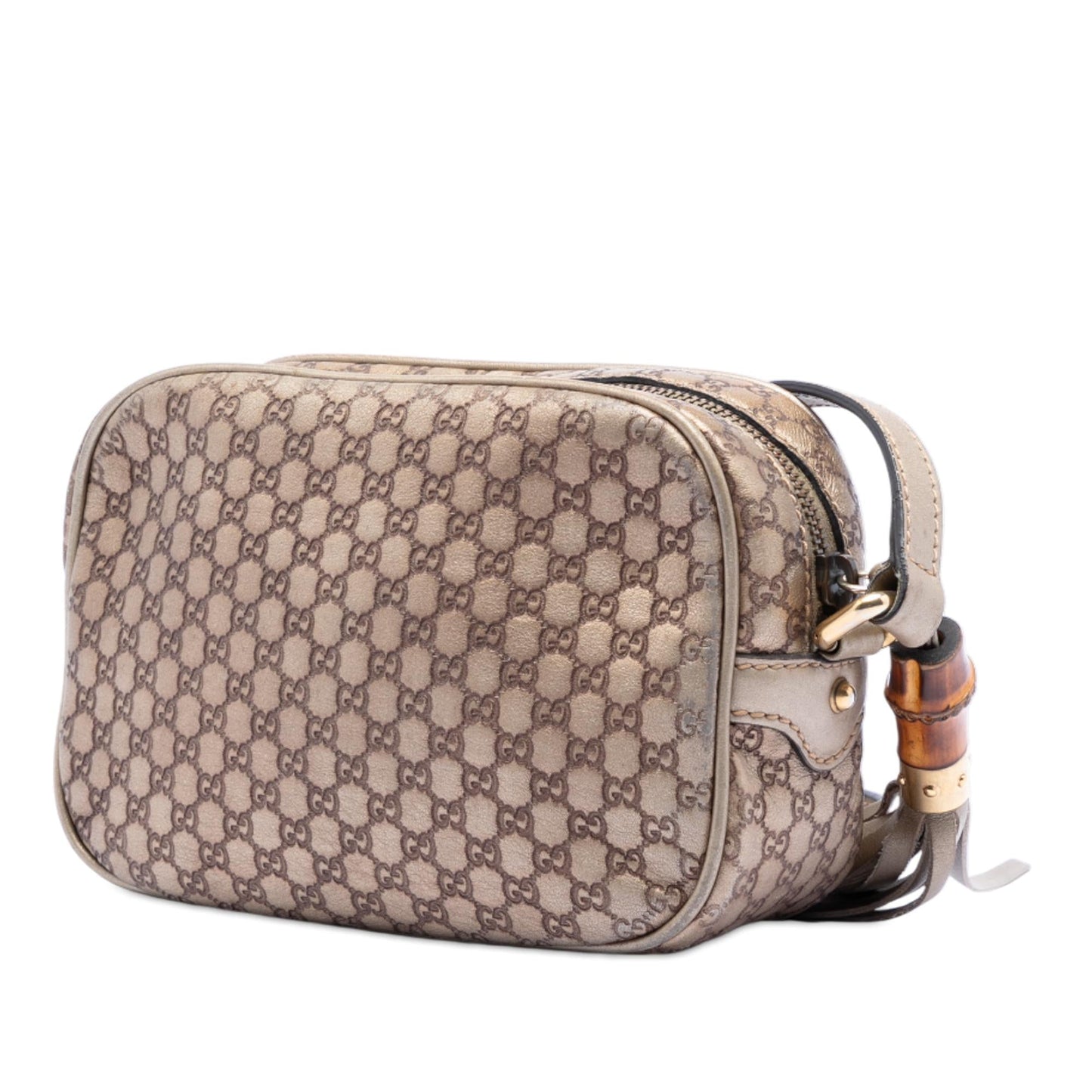 Gucci Metallic Microguccissima Sunshine Disco Camera Bag
