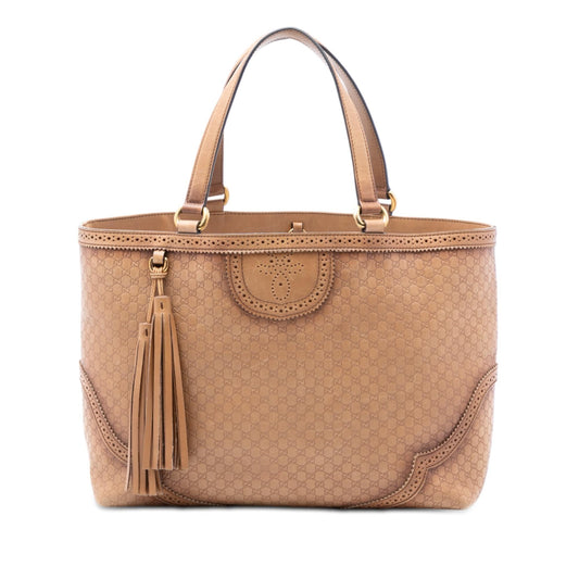 Gucci Microguccissima Brogue Duilio Tote