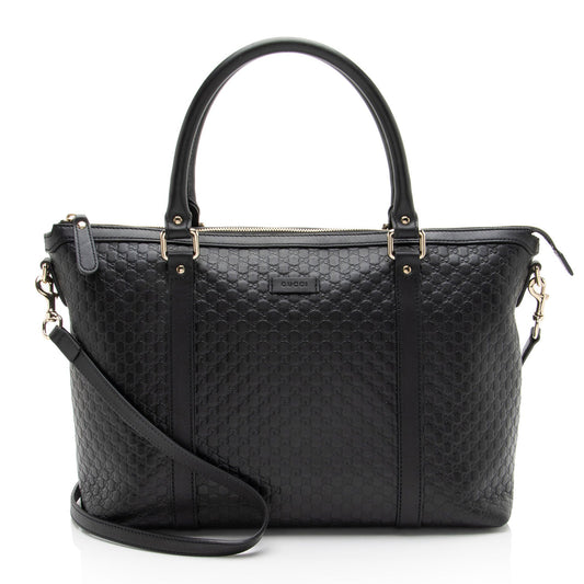 Gucci Microguccissima Leather Joy Medium Zip Tote