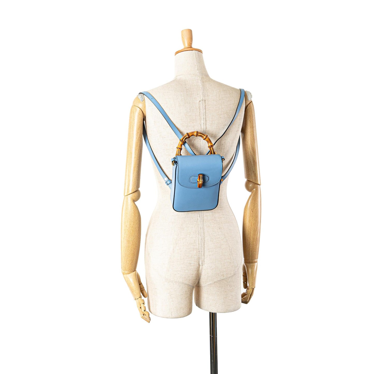Gucci Mini Calfskin Bamboo Top Handle Bag