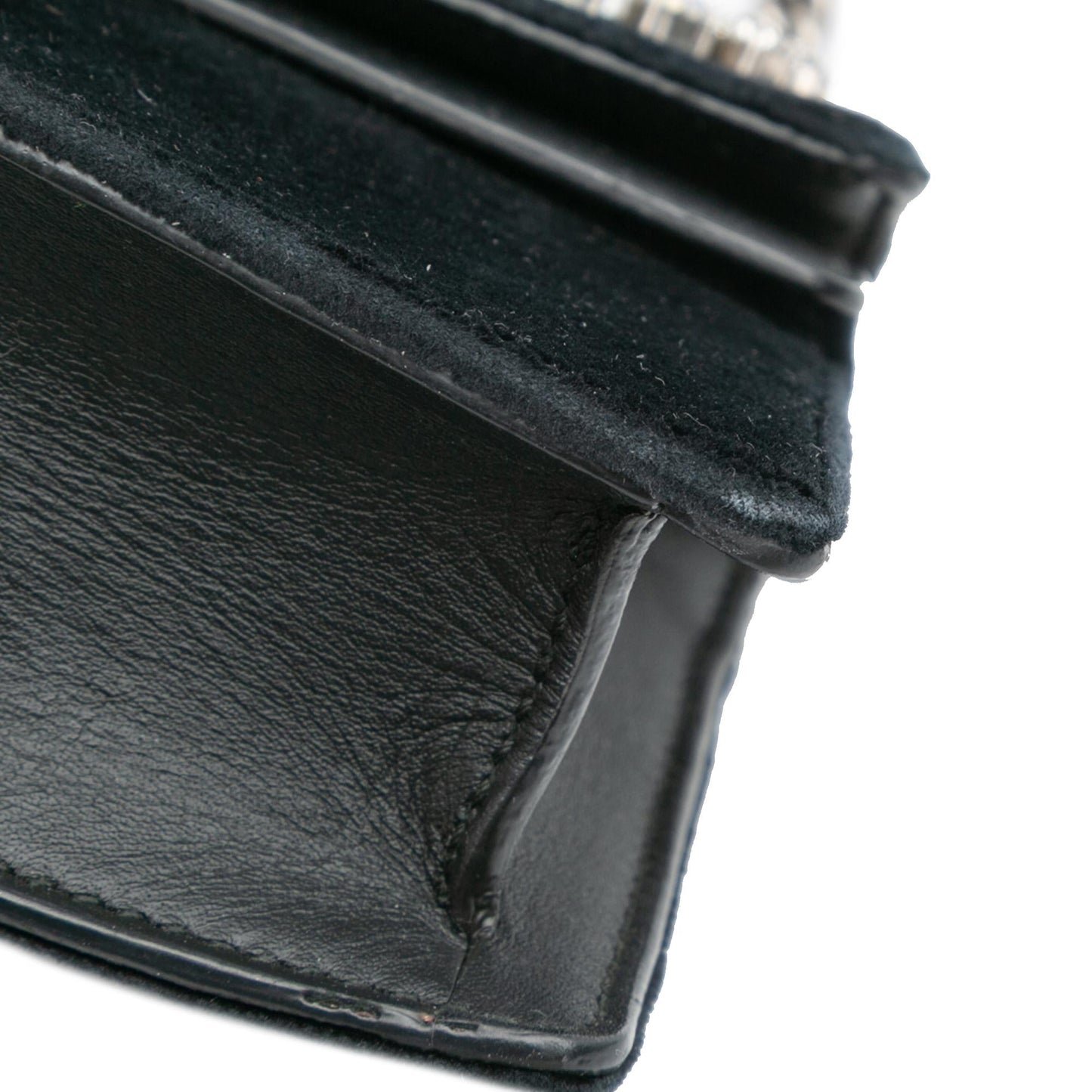 Gucci Mini Crystal Embellished Velvet Dionysus Crossbody