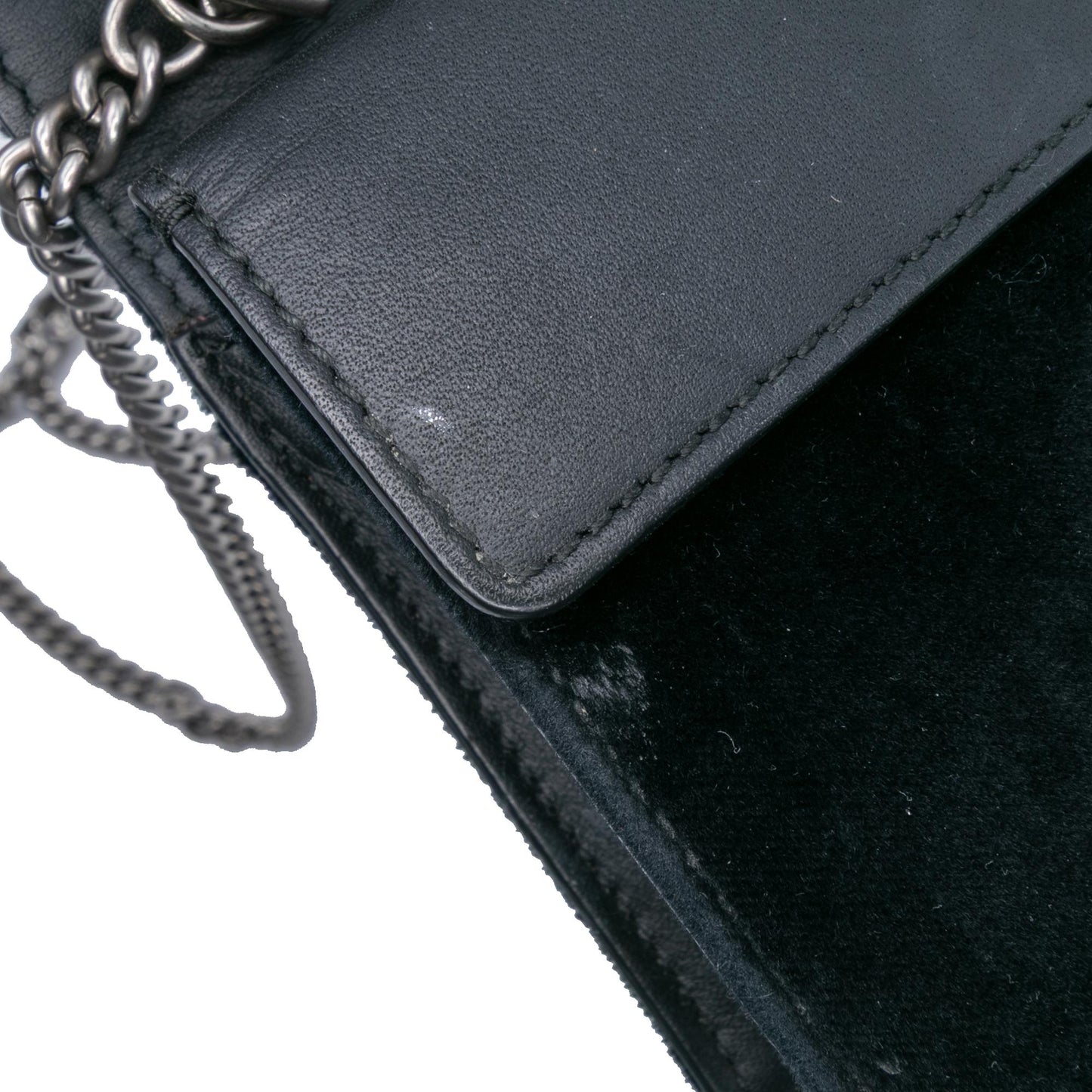 Gucci Mini Crystal Embellished Velvet Dionysus Crossbody