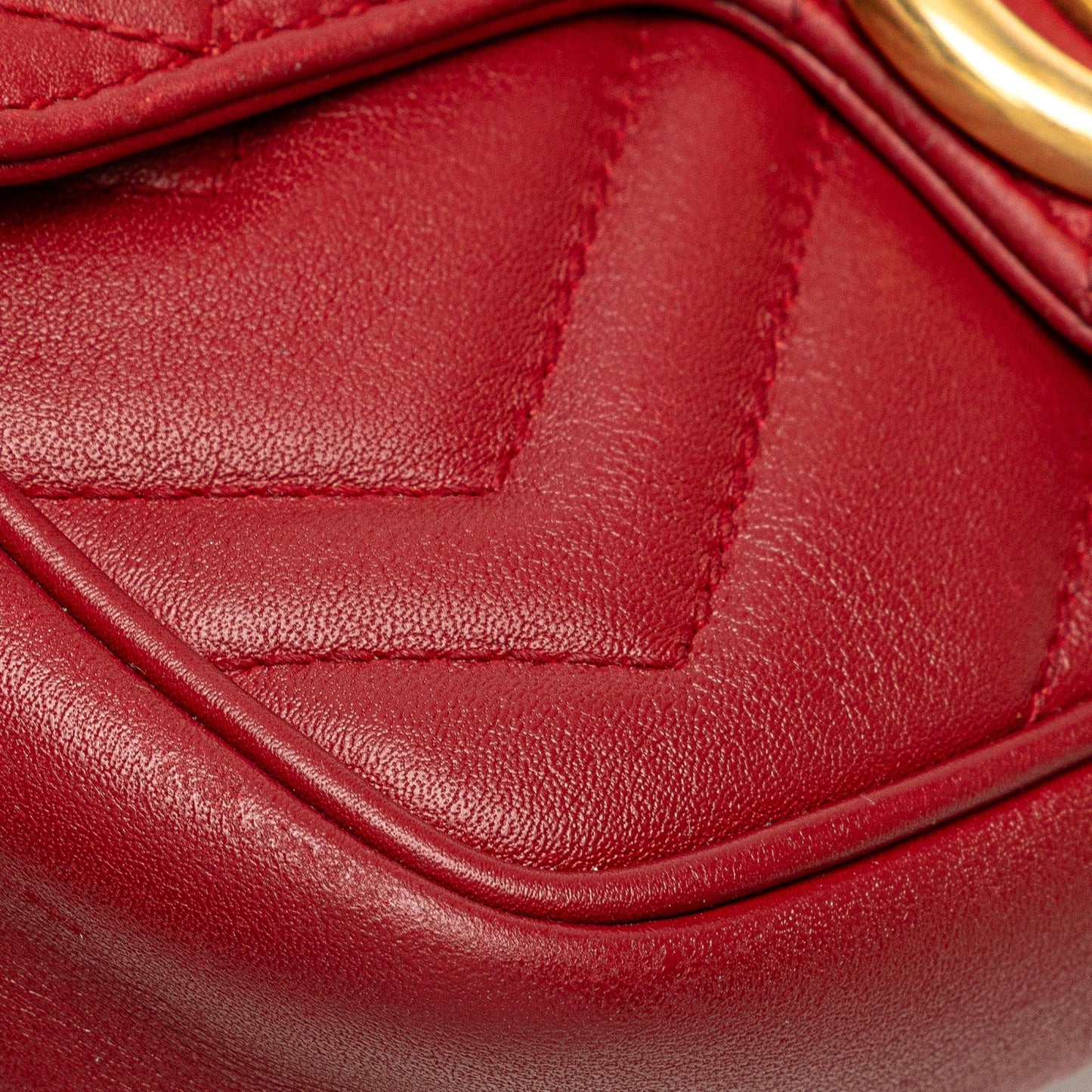 Gucci Mini GG Marmont Matelasse Leather Flap Crossbody