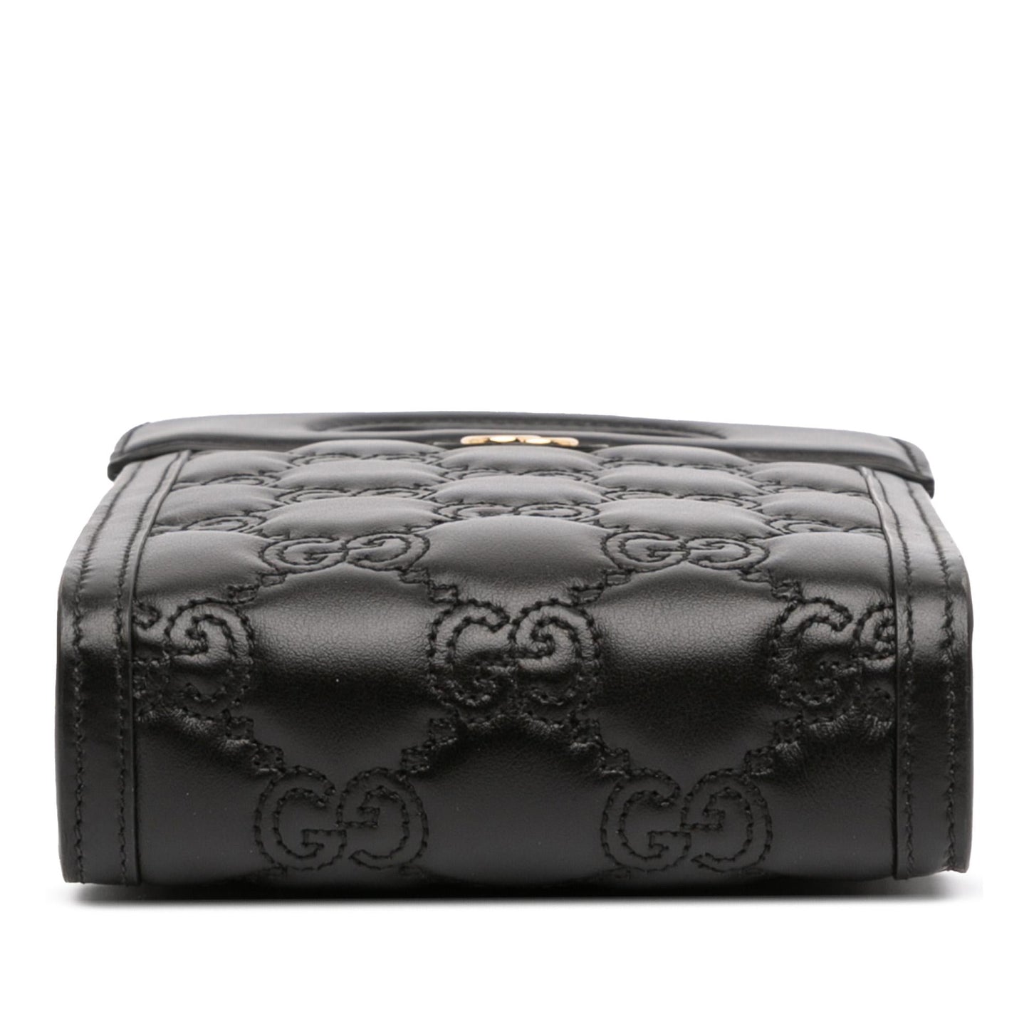 Gucci Mini GG Matelasse Leather Cut Out Handle Satchel