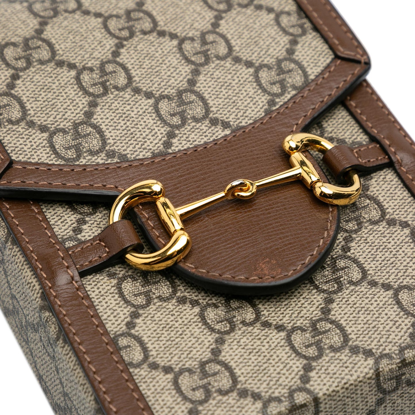 Gucci Mini GG Supreme Horsebit 1955 Crossbody
